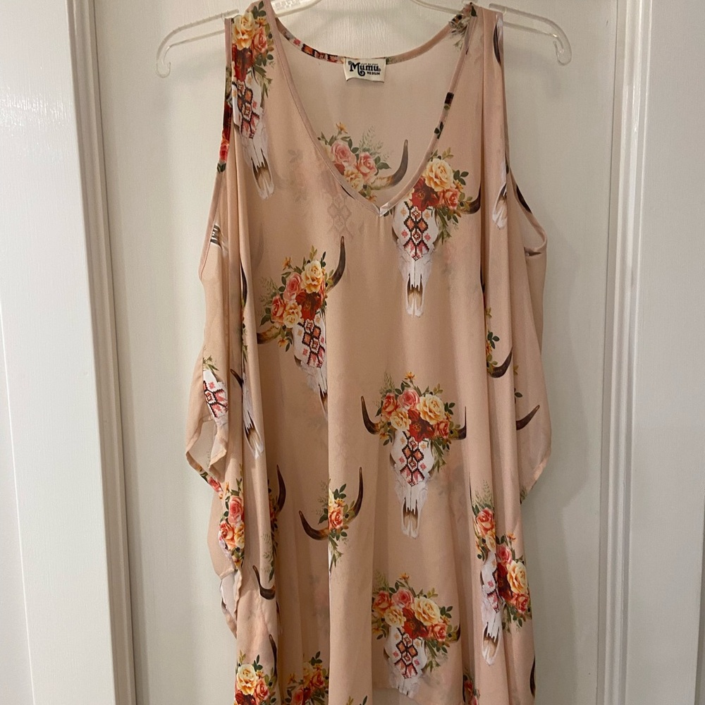 Show Me Your Mumu Cold Shoulder top